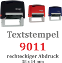 Buerostempel 9011 Stempelfläche 38 x 14 mm